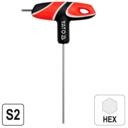 YT-05571 YATO montavimo veržliaraktis IMBUS / HEX, su rankena 2,5 mm