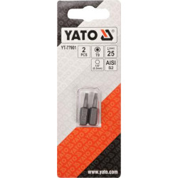 YT-77901 YATO END 1/4 "x25mm TORX T 9 /2vnt.