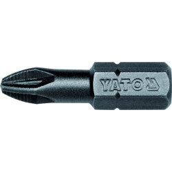 YT-7811 YATO END / BIT 1/4" x 25mm PZ2 50vnt.  7811