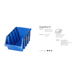 ERG4NIEPG001 PATROL ERGOBOX 4 BLUE, 204 x 340 x 155 mm