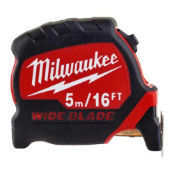 4932471817 MILWAUKEE PREMIUM WIDE 5 m / 16 pėdų ritininė matavimo juosta