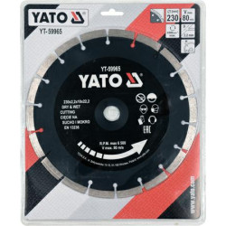 YT-59965 YATO SEGMENTINIS DIAMANTINIS TARGET 230 x 22,2 mm 59965