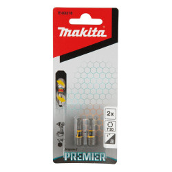 E-03218 MAKITA T20-25 mm atsuktuvo antgalis /2 vnt. IMPACT PREMIER