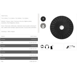 TT11 TARPOL TAR TARIFF FI 125 mm x 3 x 22,2 mm, PIRMINĖ plokštelė T-11