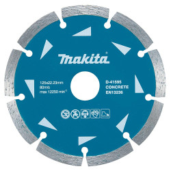 D-41595 MAKITA DIAMOND TARGET 125x22.23mm SEGMENTAS (SUDĖTAS) BETONAS
