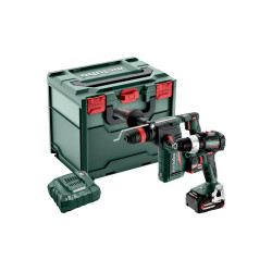 685219650 METABO.COMBO 18V 2.4.8 RINKINYS (BS 18 LT BL + KH 18 LTX BL 24 QUICK) 2x5.2Ah METABOX %%%