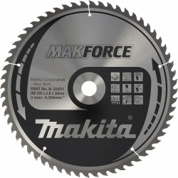 B-32421 MAKITA pjūklo diskas 355x30x60z MAKFORCE WOOD