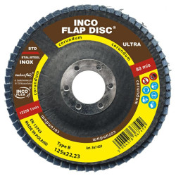 M436-125-22Z120BULT ŠLIFAVIMO DISKAS INCOFLEX NR. 125 P120 ULTRA