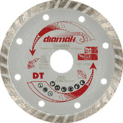 D-61151 MAKITA DIAMOND TARGET 115x22.23mm TURBO (DRY) BETONAS, KALADĖLĖS, MARMURAS