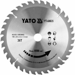 YT-60635 YT.SAW BLADE WID. 190*36*20 60635