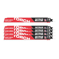 48006552 MILWAUKEE „THE TORCH™“ NITRUS CARBIDE™ PJŪKLELIAI TIESINIAM PJŪKLO (5 VNT., 230 MM)