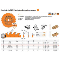 271.160.24H CMT ITK D 160 F 20 Z 24 K 1,7/1,1 UNIVERSALUS PJŪKLAS, ITIN PLONAS