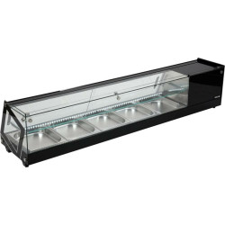 YG-05007 YG.šaldytuvo vitrina 5x1/2 GN 175x39x37