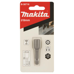 B-38716 MAKITA MAGNETINIS ĮKIŠIMAS 1/4" HEX 8x50 mm