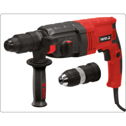 YT-82122 YT.HAMMER DRILL SDS PLUS 850W 82122 + GALVUTĖ 3.3J.
