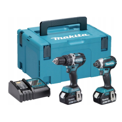 DLX2180TJ MAKITA.ZES.COMBO 18V DTD153+DHP484+GNYBTAS SU 1/4" RANKENA...