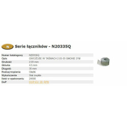 N20335Q BOSTITCH GWOŹDZIE N55  2,03-35 Q 25,5m...