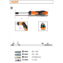 855P BETA 7 elementų atsuktuvas...