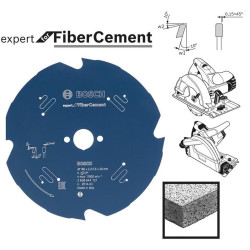 2608644125 BOSCH EXP.FIBER CEMENT pjūklo diskas 190x30x4z FIBER CONCRETE.