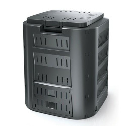 IKL320C-S411 PP.COMPOSTER 320L JUODAS COMPOGREEN