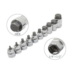 A-M10HEXL ASTA NASADKI NISKOPROFILOWE – HEX 3/8” – 1/2" NA SZYNIE