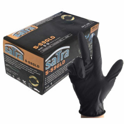 S-S9GLD SATRA NITRILITE GLOVES BLACK dydis S 100vnt.
