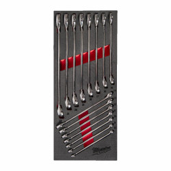 4932499086 MILWAUKEE „E-KEY“ ŠEŠIabriaunių RAKTŲ RINKINYS SU RUTULINIU GALU (9 VNT.)