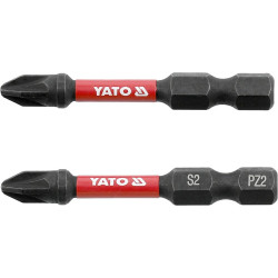 YT-78044 YT.IMPACT BIT. 1/4 "x50mm PZ2 /2vnt.