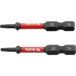 YT-78050 YT.IMPACT BIT. 1/4 "x50mm T 8 /2vnt.