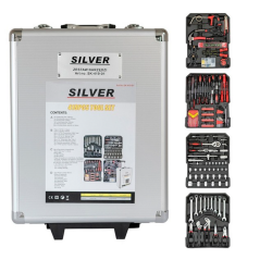 SK-419-01 Silver 419 veržliarakčių rinkinys / vežimėlio dėklas