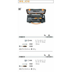 910A-C10 BETA 10 ELEMENTŲ RINKINYS.3/8" 910A/C10...