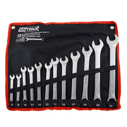 AW40115 AWTOOLS užrakinamo rato raktai 12-ele. 8,9,10,11,12,13,14,15,17,19,22,24mm