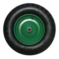 G71022 RATŲ PNEU.400/METALO LOVA+AŠIS/4PR.GREEN...
