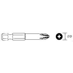 D150Z2A JS.SPEED END PZ2x50 1/4"