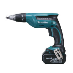 DFS451RFJ MAKITA 18V 2x3,0Ah LI-ION KARTONINIŲ LENTELIŲ GRILIATORIUS SU MAKPAC DĖŽUTE DFS451RFJ