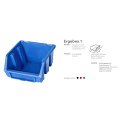 ERG1NIEPG001 PATROL ERGOBOX 1 BLUE, 116 x 112 x 75 mm