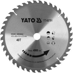 YT-60791 YT.SAW BLADE WID. 315*40*30 60791