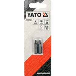 YT-77881 YATO END 1/4 "x25mm PZ2 /2vnt.