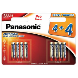 LR03E-8 PANASONIC BATERIJA ALK.LR03E/BL8vnt.
