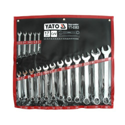 YT-0363 YATO SATIN FINGER KEYS 17 dalių. 8-32 mm ETUI 0363