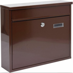 78577 VOREL LETTER BOX 310x360x100mm BRONZAS