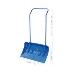 ILB-B333 PP.DOUBLE SHOVEL ARCTIC BLUE 80cm