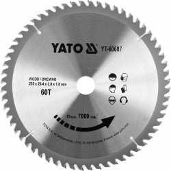 YT-60687 YT.SAW BLADE WID. 235*60*25,4 60687