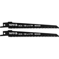 YT-33922 YATO WOOD TOOLS HCS150mm 6TPI 2vnt.