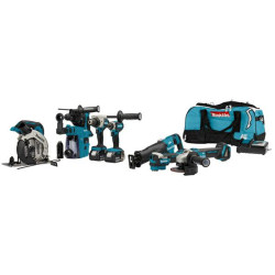 DLX7020TX1 MAKITA.ZES.COMBO 18V (DTD153+DDF486+DGA504+DHS660+DHR243+DJR187+DTM52) DLX7020TX1