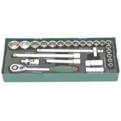 S04H4125SP JS.KEYS SET 25el. (1/2") ĮDĖKLAS