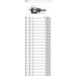 451-23 BETA SIZED HOLE HOLE FI 23mm/451/23 ...