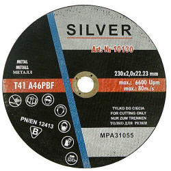 10131 M.SILVER 230*2,5 mm diskas .....