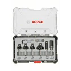 2607017469 BOSCH frezų rinkinys 6vnt. 8 mm TRIM & EDGING HANDLE