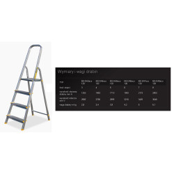 BS-DA4ECO-120 BAYERSYSTEM ALUMINIUM RRABINE 120kg 4 pakopų